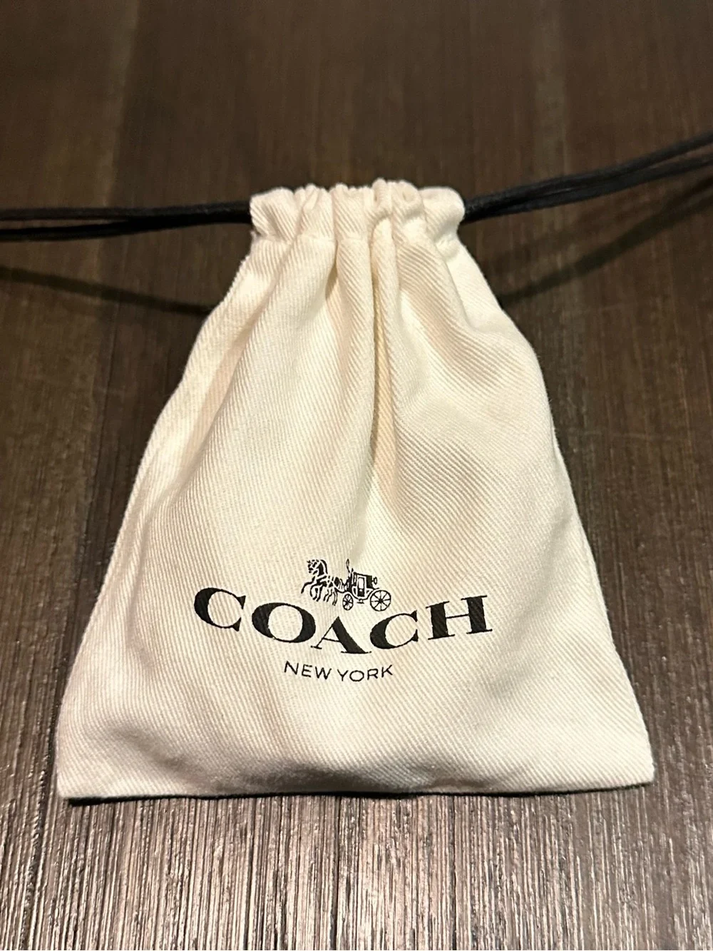 Coach Gold and Navy Anchor Stripe Bangle Bracelet
